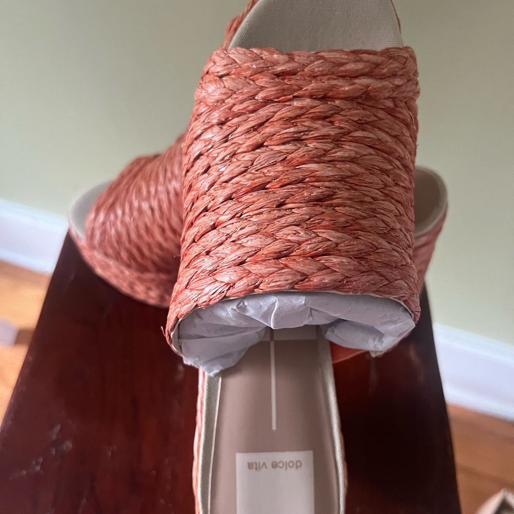 Dolce Vita Women's Orange Woven Sandals
